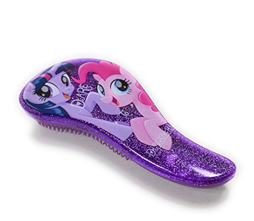 My Little Pony Twilight Sparkle and Pinkie Pie Detangle Hairbrush- Say Goodbye to Tangles