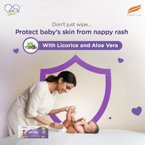 Image of Himalaya Soft & Gentle Baby Wipes |72 Wipes x B3 G1 Free - 288 Wipes | With Licorice & Aloe Vera | Gently cleanses & Helps prevent the cause of Nappy Rash | With the Goodness of Himalaya Baby lotion | Extra Soft | Skin-Friendly pH