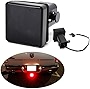 iJDMTOY 35-035-Smoked Dark Smoke Lens Tail/Brake Light Compatible With Truck SUV Trailer Class 3/4/5 2-Inch Towing Hitch Receiver, Powered by 15 Super Bright Red LED Bulbs