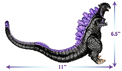 TwCare Set of 2 Legendary Shin Monster vs Mecha King Ghidorah Toy Action Figures, Movable Joints Movie Series Dinosaur Dragon Soft Vinyl, Carry Bag