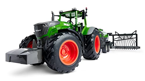 500907314 - 1:16 RC Traktor mit Anhänger 100% RTR, Ferngesteuertes Fahrzeug, Baufahrzeug mit Funktionen Licht und Sound… – Bild 3