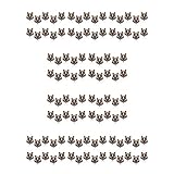 ZMYDZ 10er-Set mit 10 Stück for Wärmeübertragungsmuster for Aufbügeln von T-Shirt-Druckabziehbildern for Haushalt, Erwachsene, Kinder, Basteln, Zubehör