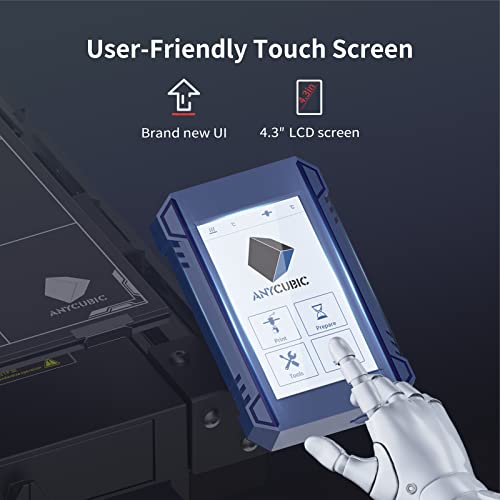 Anycubic Kobra Plus 3D Drucker, 3D Printer mit Automatischem 25-Punkt-Leveln, Große Druckgröße 300 * 300 * 350mm, Doppelgewinde-Z-Achse, Ganzmetall-Getriebeextruder und Dual-Lüfter, Schneller Druck – Bild 7