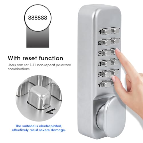 Serrure à combinaison Bediffer : sécurité maximale sans clé pour balcon