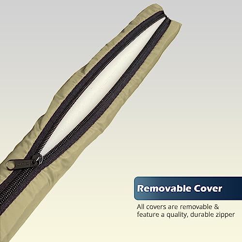 iSTYLE MODE BETTER HOME CHOICE 3 Pieces Replacement Cushions Set For Rattan Chairs Sofa Patio Garden Outdoor Furniture Water Resistant Patio Padding Lightweight and Durable (Sand)