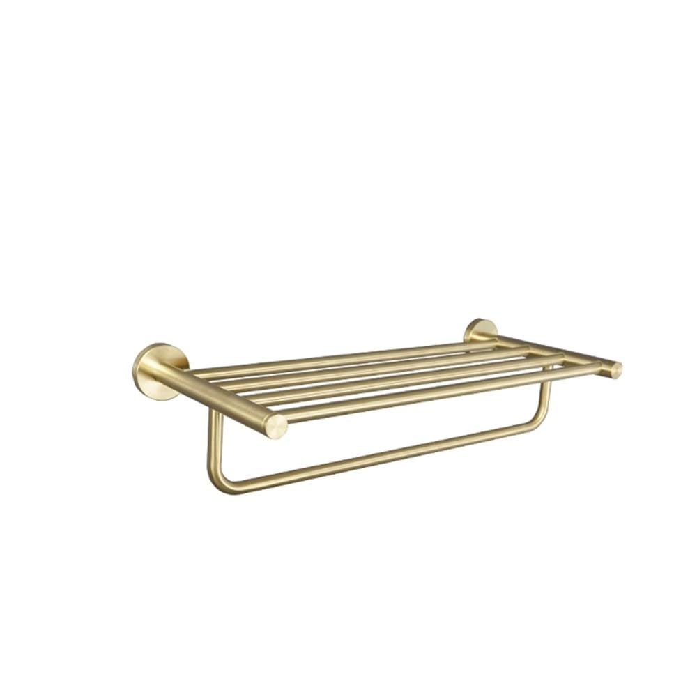 VVW&LIU Brushed Gold Stainless Steel Towel Bar Paper Holder Towel Rack Hook Soap Dish Toilet Brush Bathroom Hardware Accessories,towe