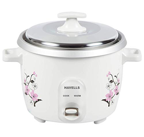 Image of Havells GHCRCCHW050 500-Watt Electric Cooker (White)