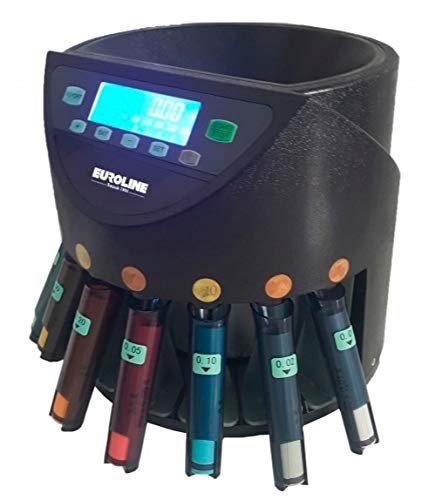 EUROLINE - Contador clasificador de piezas LCD - Kit de montaje en tubo incluido - Garantía de 2 años