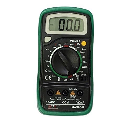 VMTRONIX Digital Pocjet Multimeter Portable Voltmeter Electrician Mas830L Comfortable Hand Feeling at Digital Display Key Meter Mini Miniature Foggers (B0CQCVV86K) Amazon Price History, Amazon Price Tracker