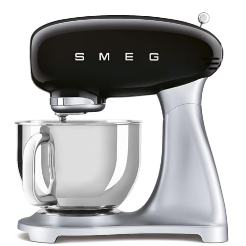 SMEG SMEG - Robot pastelero multifunción 4,8 l 800 W, color negro