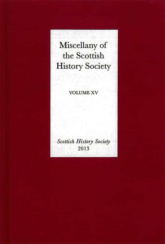Miscellany of the Scottish History Society, Volume XV: 8