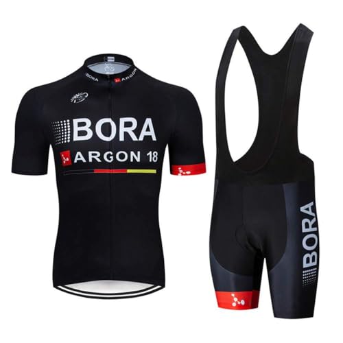 Générique Combinaisons de cyclisme Hommes Ensemblemaillot cycliste à manches courtes Respirant Maillot Velo Route + ensemble short cycliste avec19D Gel...