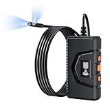 Dual Lens Wireless Endoscope, 1080P Scope Snake Camera with 6 LED Lights,0.21In Thin Lens Video HD Inspection Camera with 16.4FT Cable for iOS Android Phone