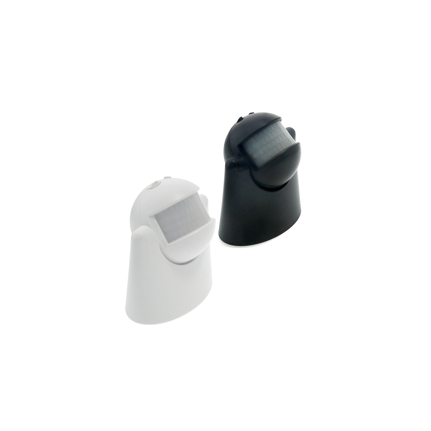 Detector de movimiento PIR 180º, superficie blanca, ideal para seguridad y automatización en interiores y exteriores.