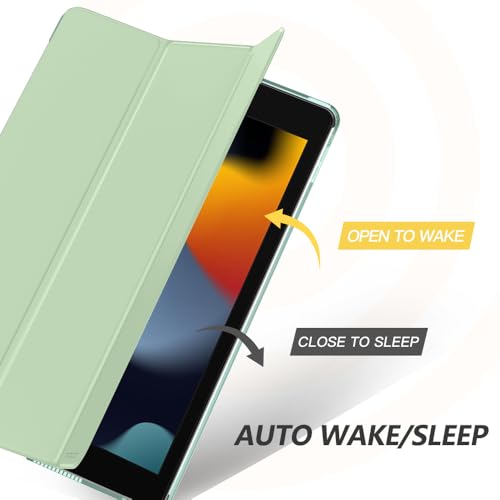 Image of Moko Smart Case for iPad 9th / 8th / 7th Generation Case 10.2 Inch,Lime Cream