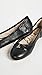 Sam Edelman Women's Felicia Ballet Flat, Black Leather, 4 M US