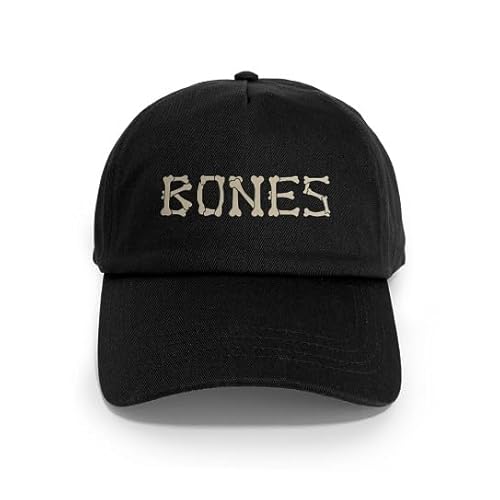 CafePress Bones Beware Unique Adjustable Baseball Hat Black