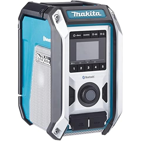 Makita DMR114 Baustellenradio Bluetooth 12 bis 18 V Li-Ion (nur Produkt), blau Cover