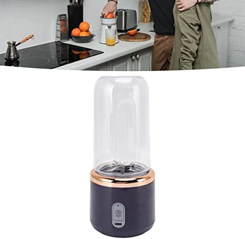 Miniatura 6 de Licuadora de tamaño USB, batidos de alimentos para bebés de 10.1 fl oz, procesador de alimentos, licuadora portátil con tapa para viajes y