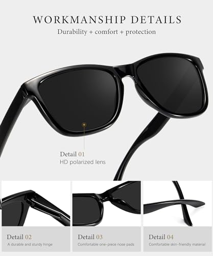 Retro Sun Glasses for Women Sunglasses Womens Trendy for Travel Driving 7 Pack4