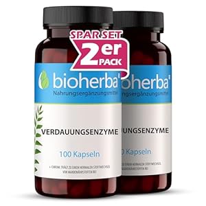 Bioherba Verdauungsenzyme mit Chrom 200 Kapseln