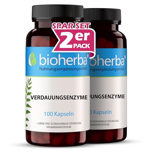 Bioherba Verdauungsenzyme mit Chrom 200 Kapseln