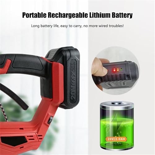 Electric Bee Shaker for Bee Remover, Cordless Beehive Frame Shaking Machine with Anti Slip Handle, Rechargeable Handheld Bee Remover, 4 Gear Speed Adjustable, Beekeeping Supplies for Shake Bee,Red