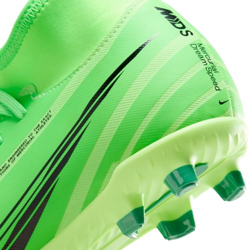 Nike Bota de futebol infantil unissex, Green Strike Black Stadium Green, 19