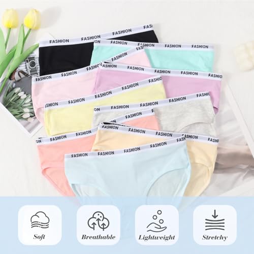 Teen Girls Underwear Cotton Panties Briefs Bikini for 7-18 Years Multipack Pack of 92