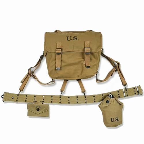 WW2 US M36 Équipement Set Soldats Champ Extérieur Toile Coton Transport Équipement Réplique WWII OD#3 M1936 Combat Group