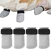 DORKIN Accessori per la cura delle unghie dei gatti,Set di 4 coprizampe grigi per animali domestici, taglia M, per cani e gatti, realizzati in rete antiscivolo e regolabile