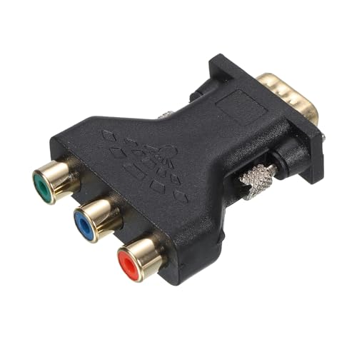 sourcing map VGA-auf-RCA-Anschluss, VGA-Stecker auf 3RCA-Buchse, Videoadapter f&uuml;r Ger&auml;tekonvertierung
