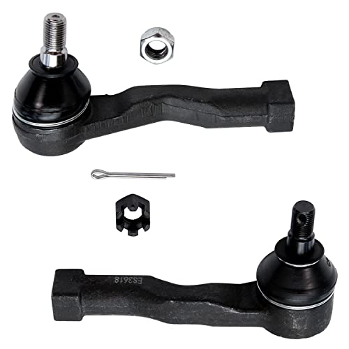 Image of Detroit Axle - 8pc Front End Control Arms Kit for 02-05 Kia Sedona, Lower Control Arms w /Ball Joint Tie Rod Ends Sway Bar Links 2002 2003 2004 2005 Replacement