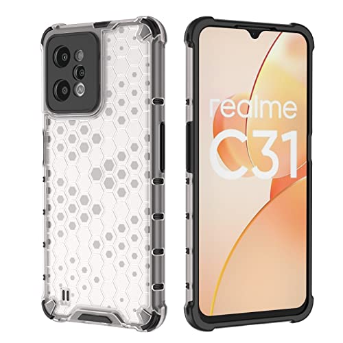Image of Glasgow | for Realme C31 Stylish Look Pattern Back Case Cover for Realme C31 - Transparent