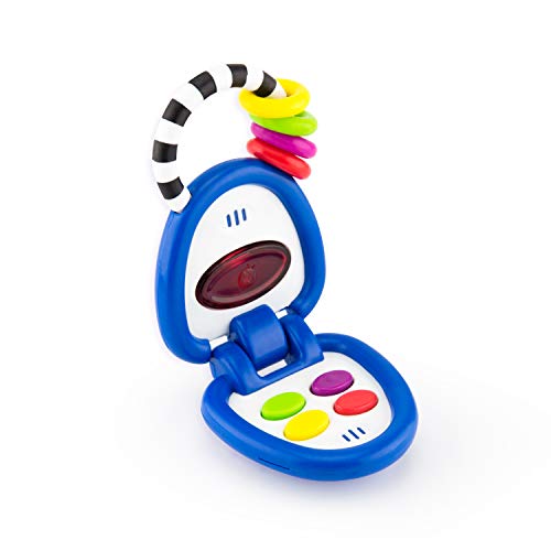 Sassy Phone Of My Own Activity Toy | Electronic Developmental Toy Promotes Pretend Play | Lights And Sounds | For Ages 6 Months And Up, Blue, 1.2 X 5.9 X 8 Inch #TOP1