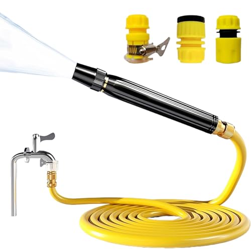 Hidrolimpiadora de Agua a presión | Pulverizador de Agua Portátil con Mango Ergonómico | Pulverizador De Lavado A Presión para Coches - para Lavado de Vehículos, Jardín, Patio, Exteriores,