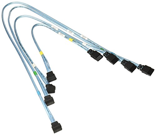 Supermicro Cbl-0186L 4X Right Angle Sata Cable Cbl-0186L 56 45.5 35 23Cm Sata Cbl Set Of 4 Pb Free #TOP17