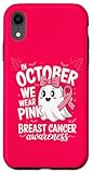 custodia per iphone xr mese della consapevolezza del cancro al seno fantasma in ottobre indossiamo rosa