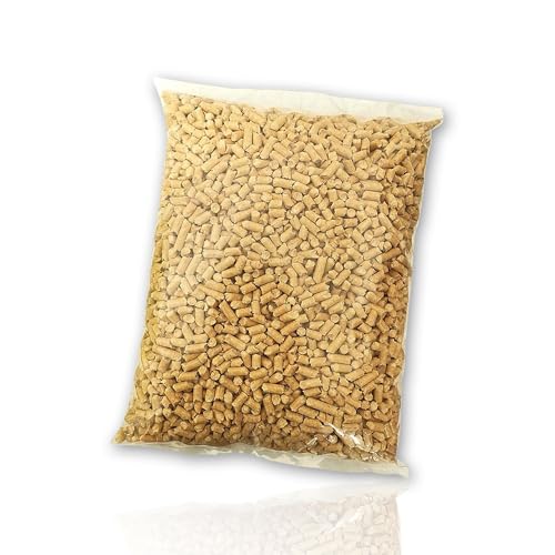 獣医師監修 超強力消臭 x ハイグレード抗菌 岩国再生エネルギー 猫砂 システムトイレ 用 木製 崩れるタイプでお掃除ラクラク 多頭買い 老猫にも ペレット 清潔長持ち 猫トイレ砂 (3.2L/2kg (約30日分))