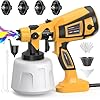 Paint Sprayer Tool 1000W High Power Electric Spray Paint Gun Easy to Clean for Furniture Cabinets Fence Walls Door Garden Chairs