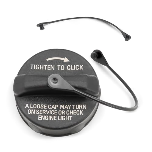 Gas Cap Fuel Cap 2 ropes for Jeep Dodge Chrysler Ram Fiat Plymouth Mitsubishi - Wrangler JK TJ Cherokee,Ram 1500 2500 3500 Charger Challenger Dart Durango Journey,200 300 Town & Country Aspen Sebring