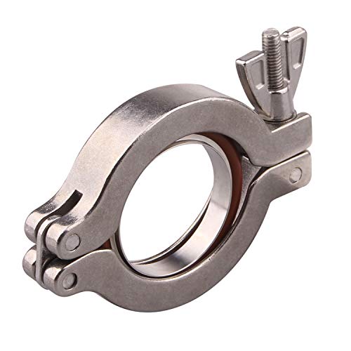 Image of DERNORD Wing Nut Clamp Flange Quick Clamp Stainless Steel 304 with Centering O-Ring (KF-40)