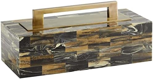 Cyan Design 11534 Cairo 14 X 6 inch Antique Brass Box