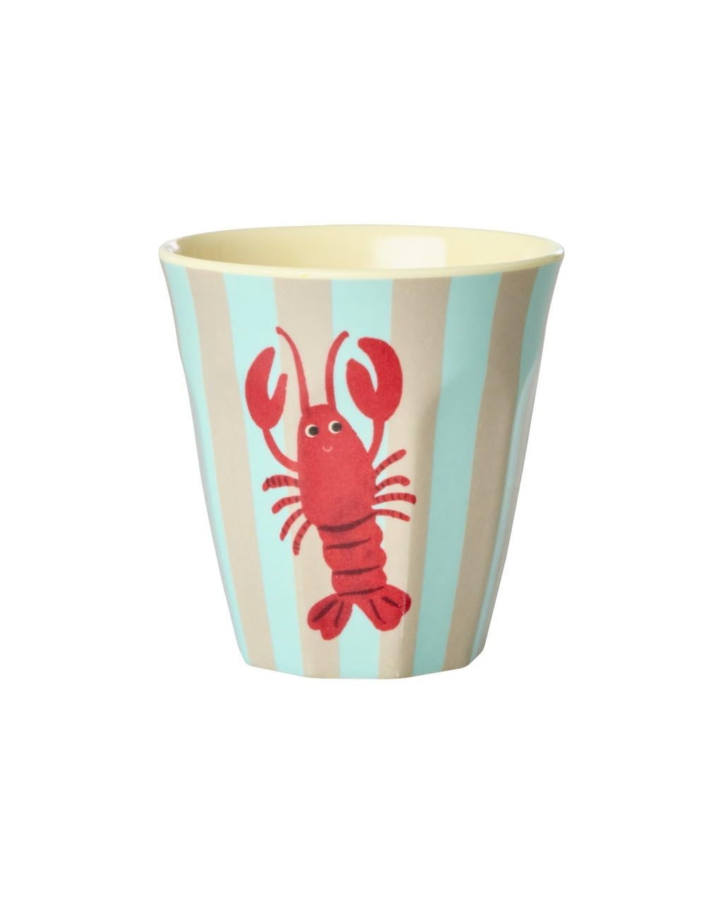 ReWu RICE - Lot de 6 gobelets en mélamine - Bleu océan - Sans BPA - Avec motifs d'animaux marins - Légers - En mélamine - Robustes pour le quotidien et les excursions
