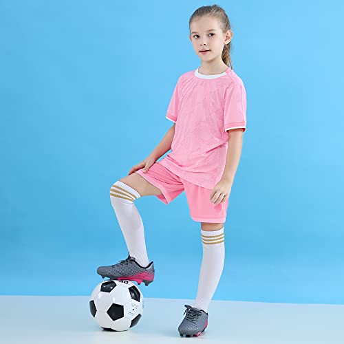 Hawkwell Kids Athletic Outdoor/Indoor Football Shoes Comfortable Soccer Cleats Shoes(Toddler/Little Kid/Big Kid)