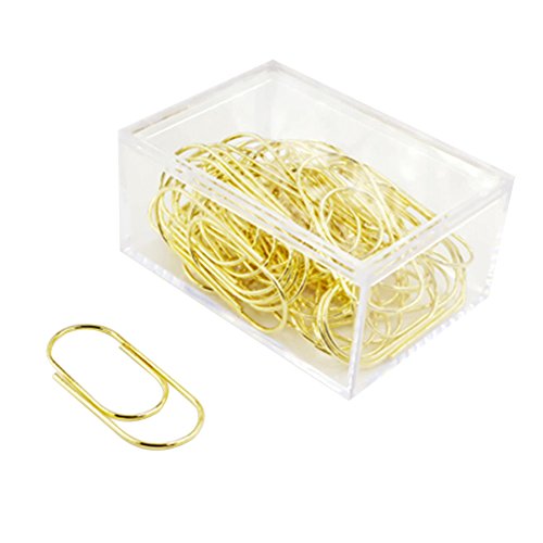 Eforstore Paper Clips 50pcs,Paper Clips Large Size 2 inch Office Clips for School Personal Document Organizing Professional Work