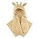 Hudson Baby Unisex Baby and Toddler Hooded Plush Blanket, Giraffe, One Size