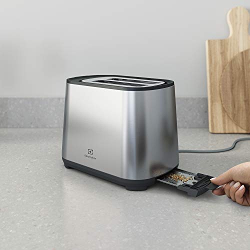 Electrolux E4T1-4ST Tostapane, 925 W, Acciaio