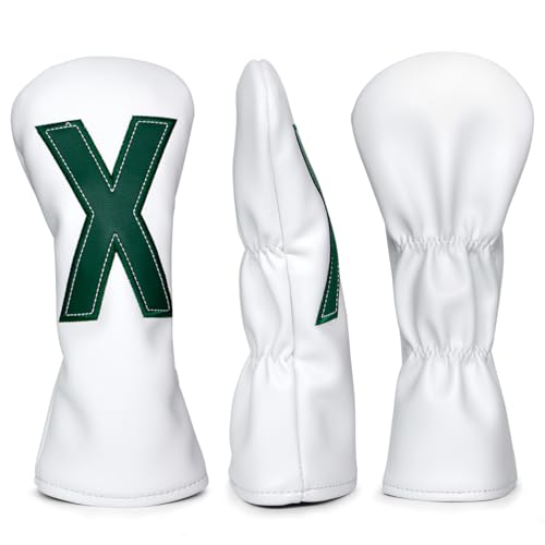 Premium Large Number Embroidery Golf Wood Headcover for Driver Fairway Wood Hybrid Club 135X Head Cover Choice