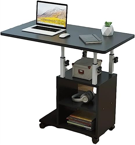 Table d'ordinateur roulant pour éviter le mal de dos : ajustement fluide pour PC portable